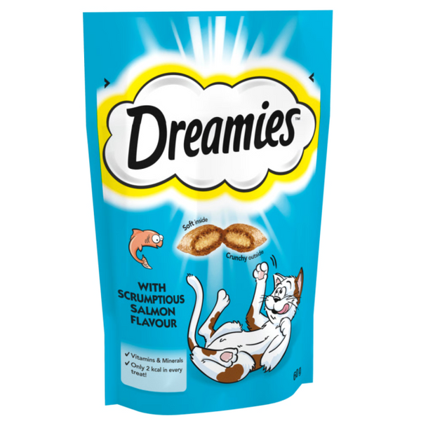 Dreamies Cat Treats Salmon 60g