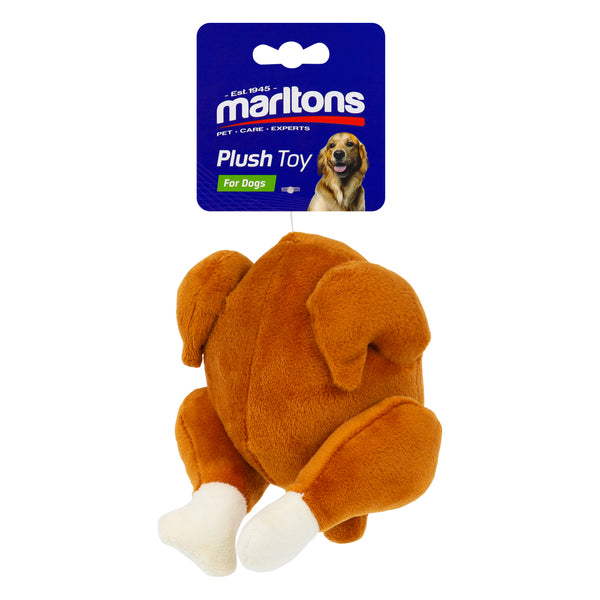 Marltons Plush Dog Toy Roast Chicken