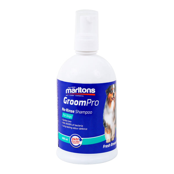 Marltons Groom Pro No-Rinse Shampoo for Dogs 450ml