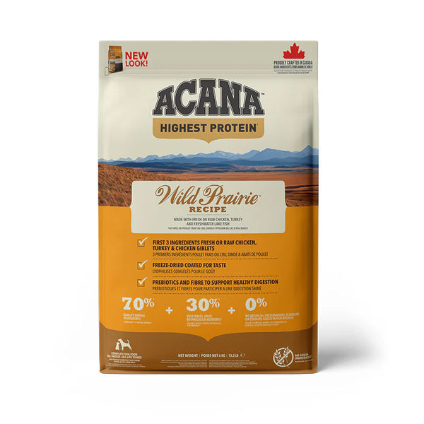 Acana Dog Highest Protein Wild Prairie Recipe