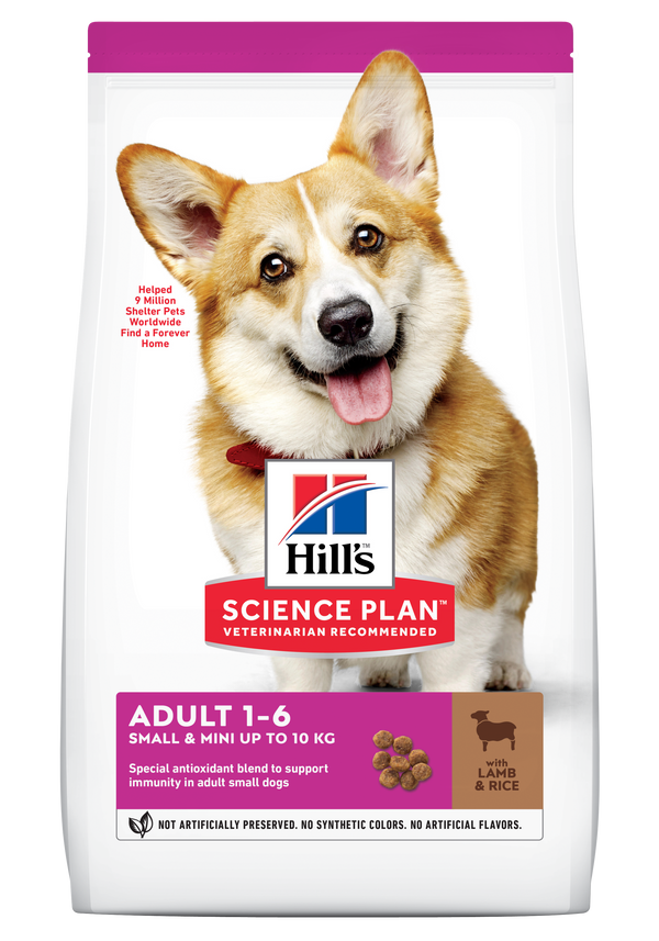 Hill's Science Plan Adult Small and Mini Dry Dog Food Lamb and Rice Flavour