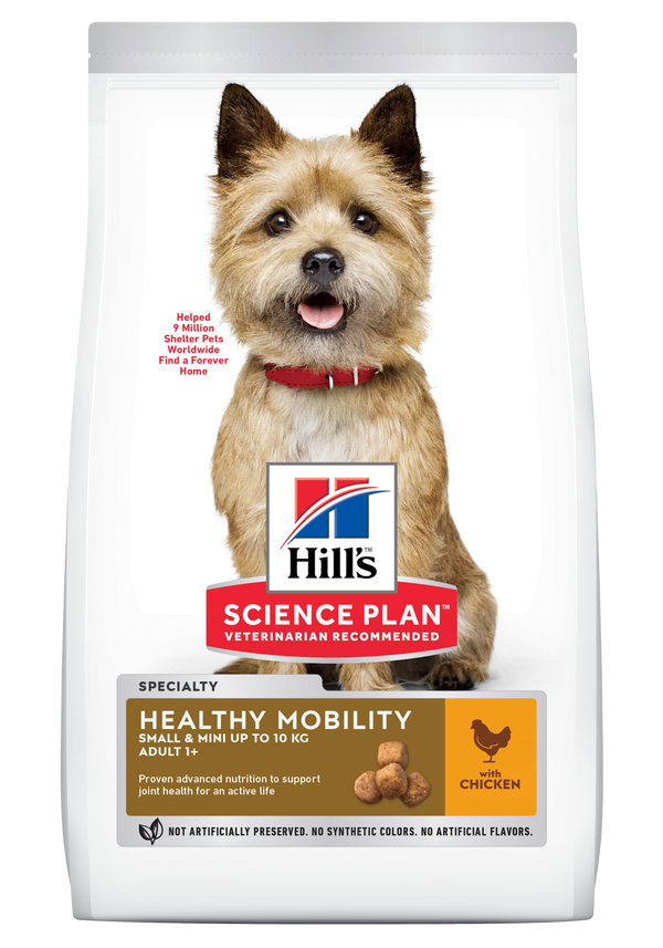 Hill's Science Plan Healthy Mobility Small and Mini Dry Dog Food Chicken Flavour