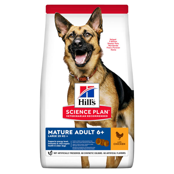 Hill's Science Plan Mature Adult Large Breed 6+ Dry Dog Food Chicken Flavour