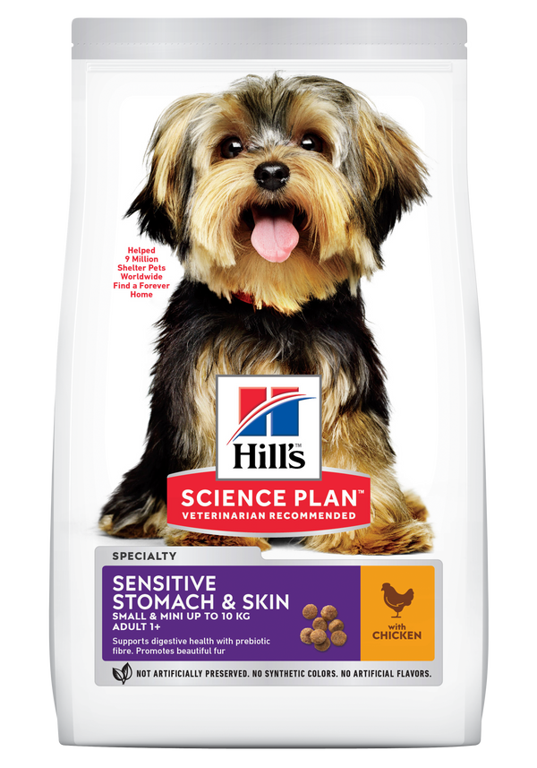 Hill's Science Plan Sensitive Stomach and Skin Small and Mini Dry Dog Food Chicken Flavour