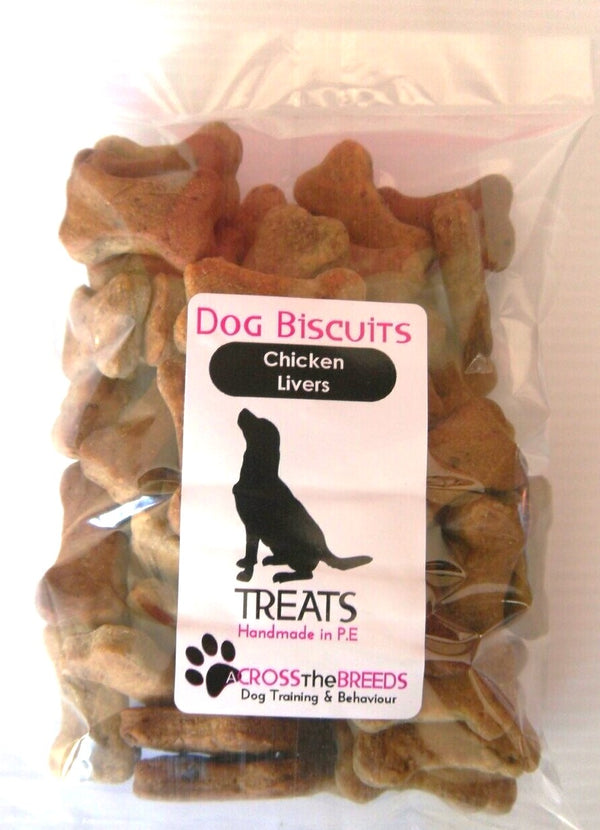 aCtB Chicken Liver Dog Biscuits 500g (Small treat size)