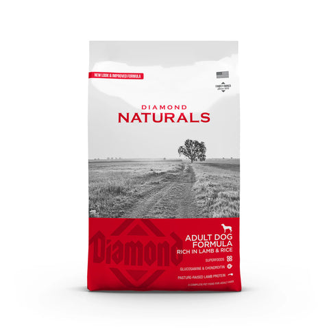 Diamond Naturals Adult Dog Formula - Rich in Lamb and Rice (2kg, 7.5kg or 15kg)