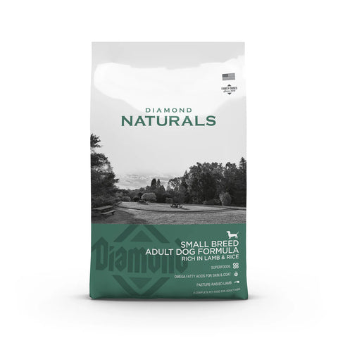 Diamond Naturals Small Breed Adult Dog Formula - Rich in Lamb and Rice (2kg or 7.5kg)