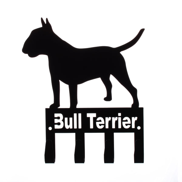 aCtB Dog Key & Leash Holder Bull Terrier