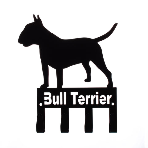 Dog Key & Leash Holder Bull Terrier