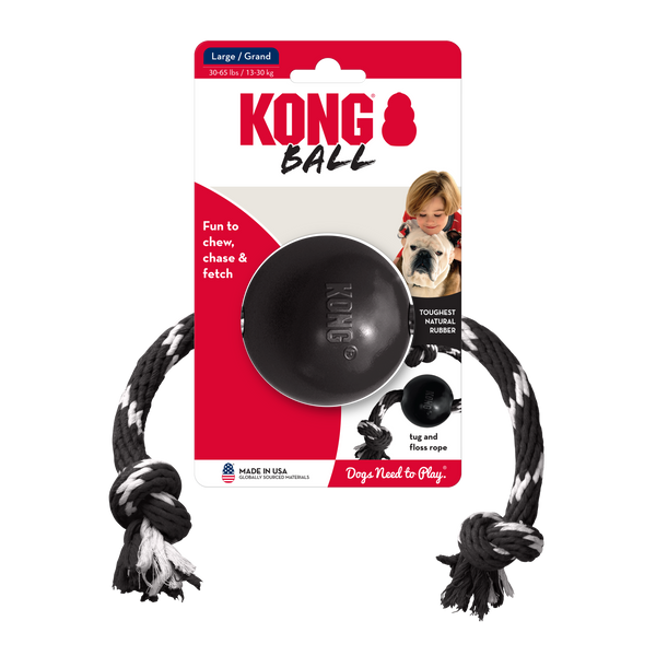 Kong Extreme Ball with Rope Large