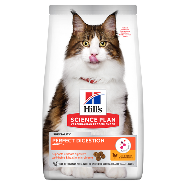 Hill's Science Plan Perfect Digestion Adult 1+ Cat Food