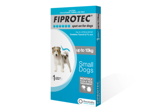 Fiprotec Spot-On for Dogs up to 10kg