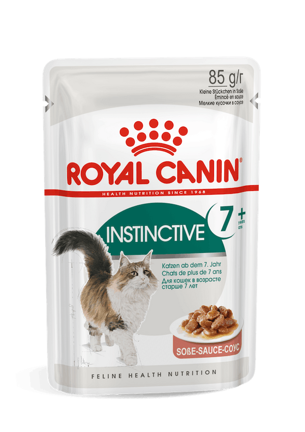 Royal Canin Wet Cat Food Instinctive Adult 7+ Gravy Pouch 85g