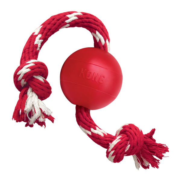 Kong Ball with Rope Small