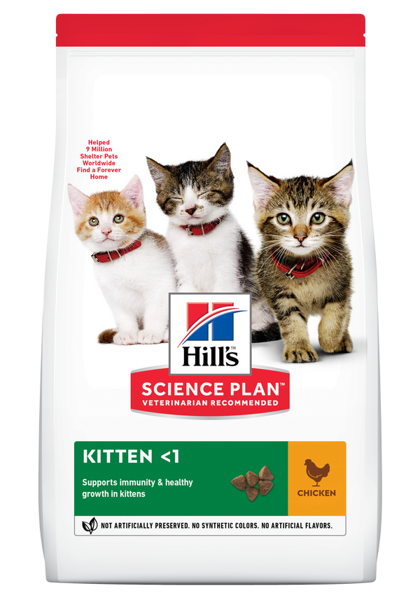 Hill's Science Plan Kitten Dry Cat Food Chicken Flavour