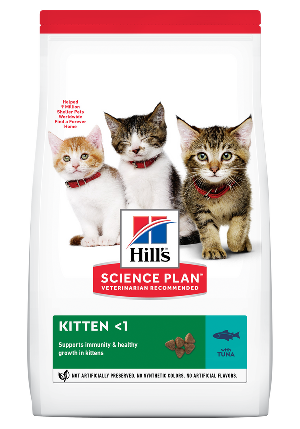 Hill's Science Plan Kitten Dry Cat Food Tuna Flavour