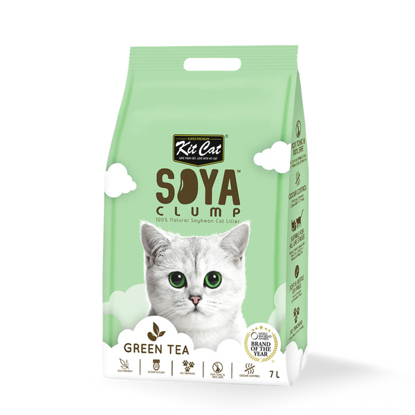 Kit Cat Soya Clump Litter Green Tea 7l