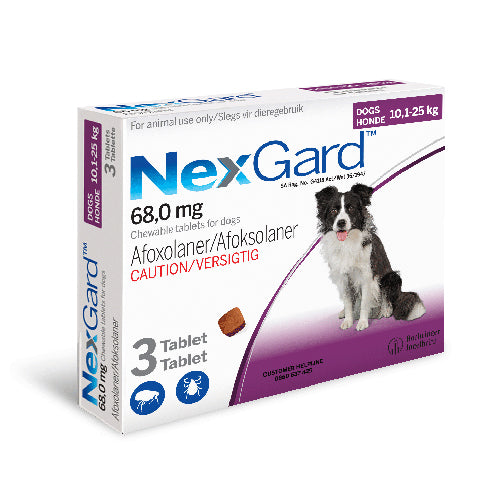 NexGard 10.1 to 25kg – Across the Breeds