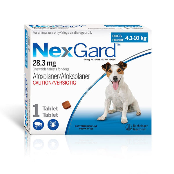 NexGard 4.1 to 10kg