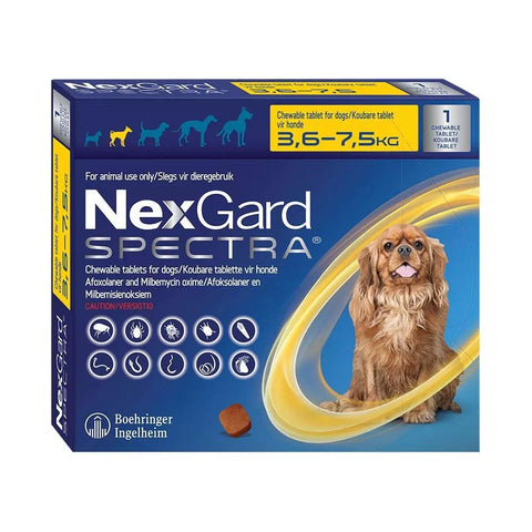 NexGard Spectra 3.6 to 7.5kg