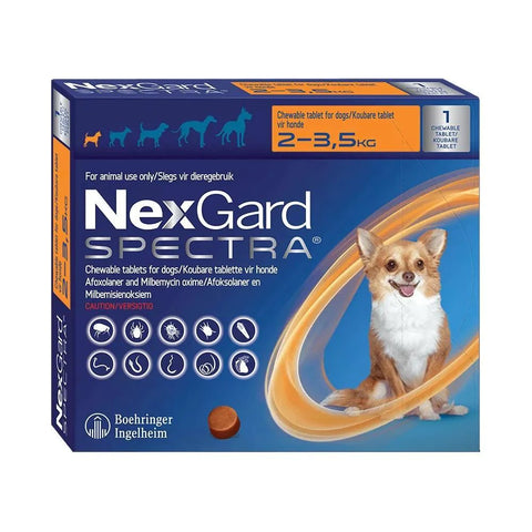 NexGard Spectra 2 to 3.5kg