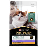 Purina Pro Plan LiveClear Kitten Chicken Formula with Probiotics Dry Cat Food (1.5kg or 3kg)