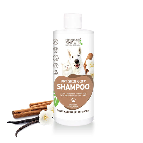 Pannatural Pets Dry Skin Care - Oatmeal Vanilla Shampoo 500ml