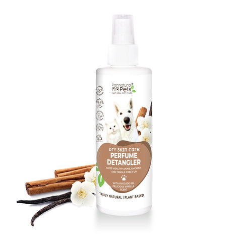 Pannatural Pets Dry Skin Care Vanilla Detangler Perfume Spray 250ml
