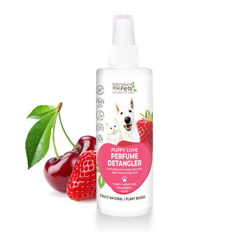 Pannatural Pets Puppy Love Strawberry Detangler Perfume Spray
