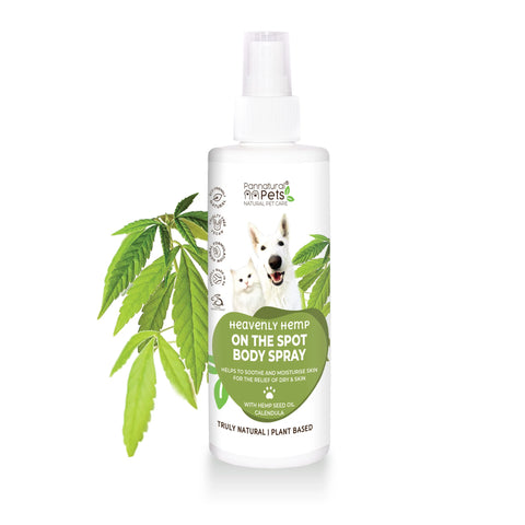 Pannatural Pets Heavenly Hemp Body Spray – Herbal body spray for skin maintenance 250ml