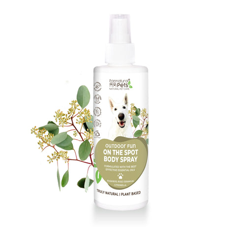 Pannatural Pets Outdoor Fun - Natural Anti Bug Dog Coat Spray 250ml