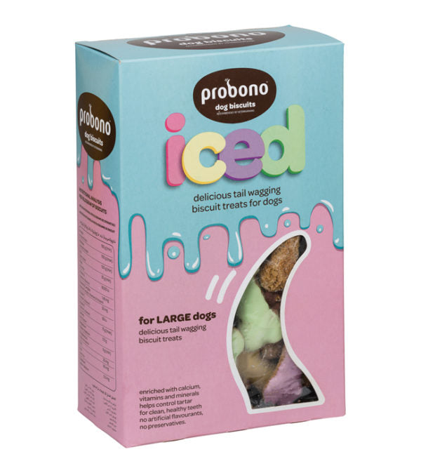 Probono Dog Biscuits Iced Biscuits 1kg (Small and Large Dogs)