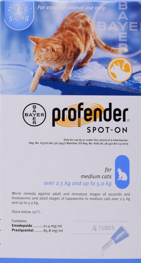 Profender SpotOn Dewormer for Cats Across the Breeds