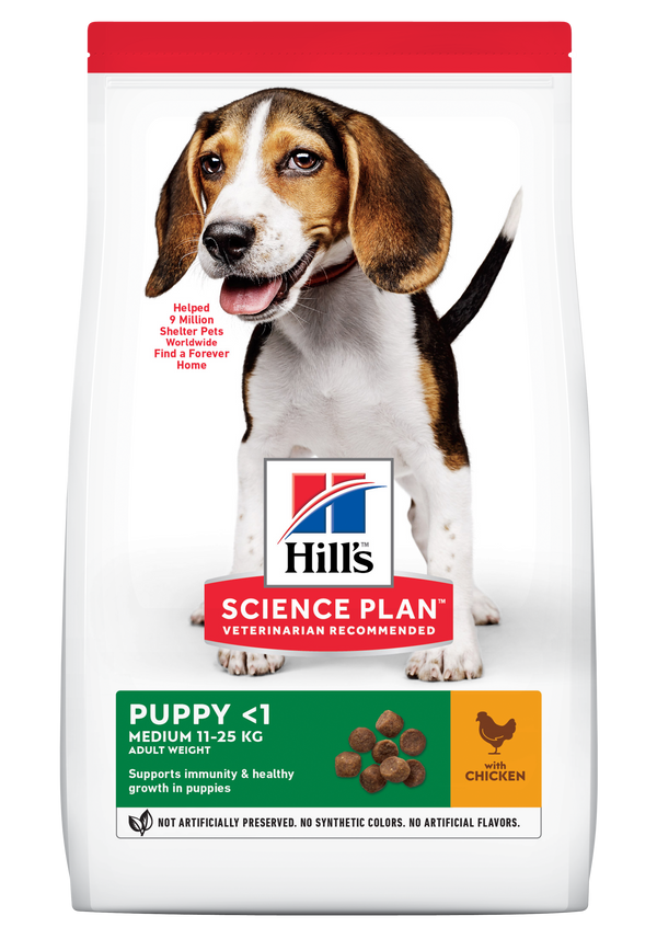 Hill's Science Plan Puppy Medium Dry Dog Food Chicken Flavour