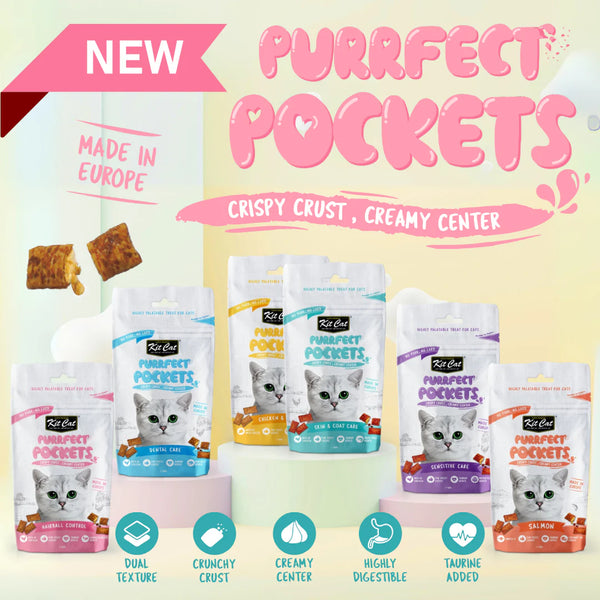 Kit Cat Purrfect Pockets Various Flavours 60g