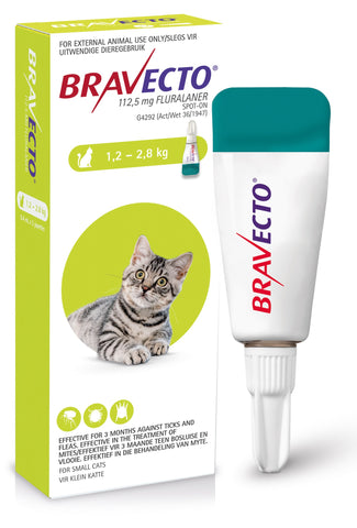 Bravecto Spot-On for Cats (1.2 to 2.8kg)