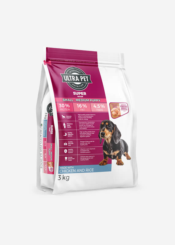 Ultra Dog Superwoof Puppy (Small to Medium Breed) Dry Dog Food