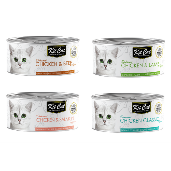 Kit Cat Toppers & Aspic Deboned Wet Food 80g (Various Flavours)