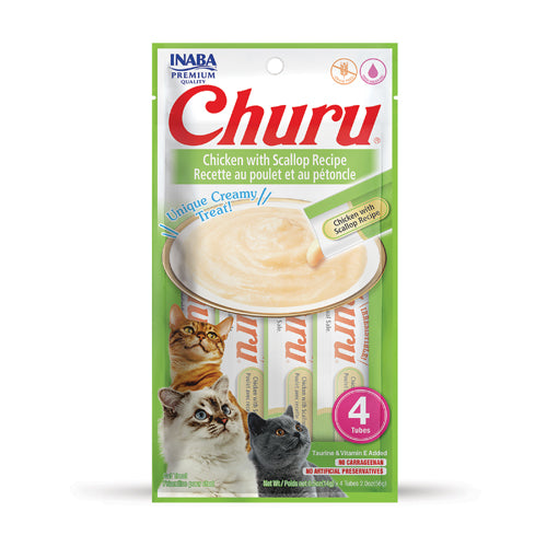 Churu Chicken with Scallop Recipe Cat Treat 56g