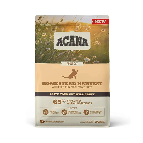 Acana Cat Homestead Harvest Adult Recipe - Across the Breeds