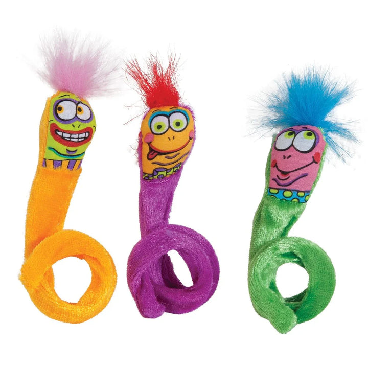 88 Springy Fat Cat Springy Worms Cat Toy 2 pack – Across the Breeds