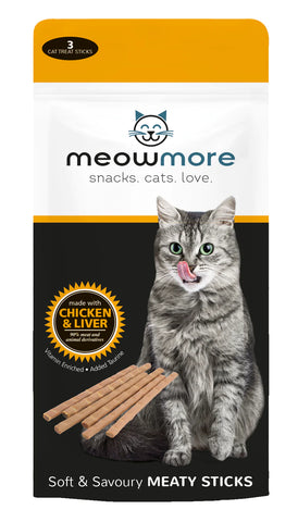 Meowmore Cat Sticks Chicken 15g