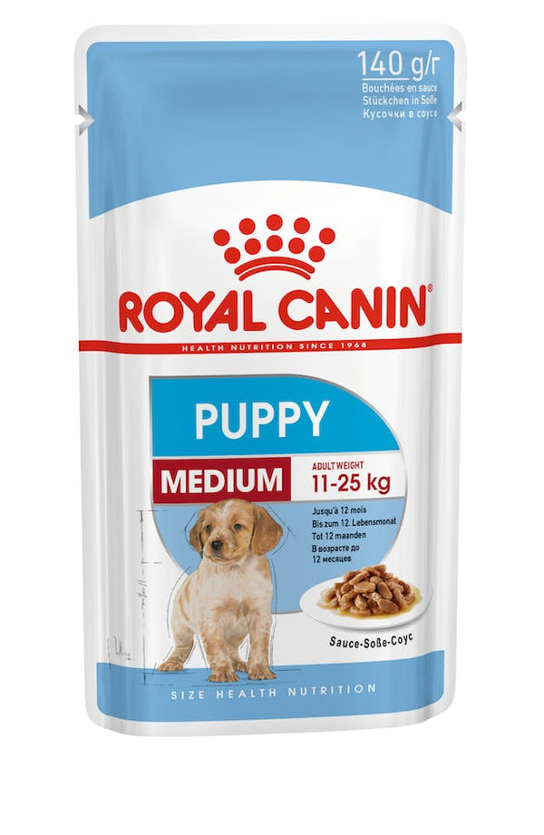 Royal Canin Medium Puppy in Gravy 140g