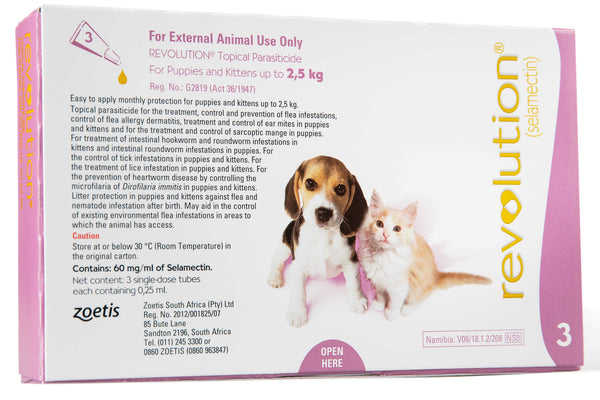 Revolution Puppy & Kitten 0.25ml (up to 2.5kg)