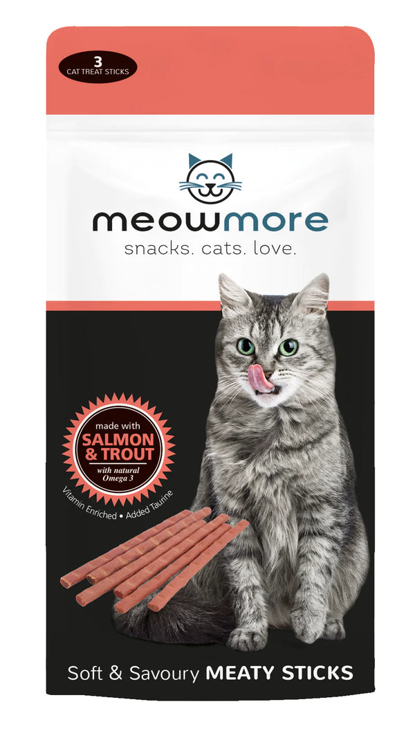 Meowmore Cat Sticks Salmon & Trout 15g