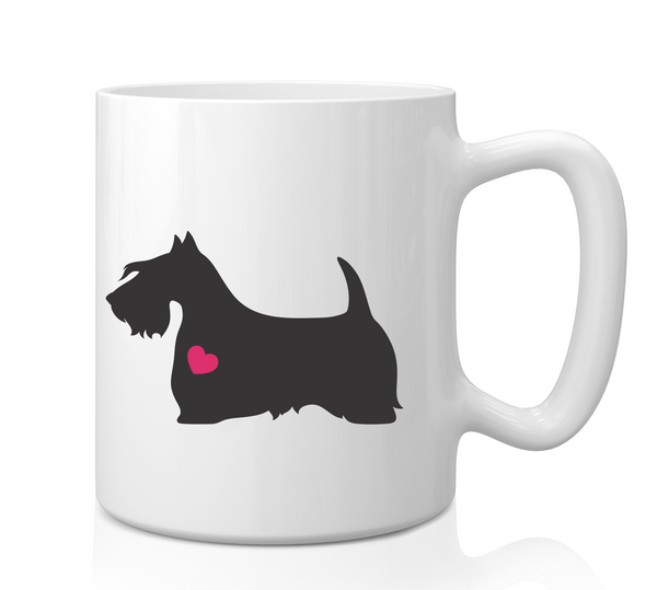 aCtB Dog Breed Silhouette Mugs