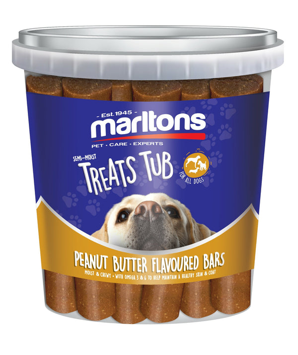 Marltons Semi Moist Peanut Butter Bar Tub 500g