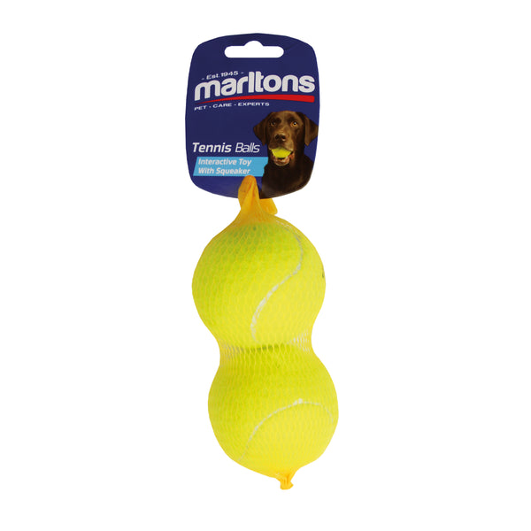 Marltons Tennis Ball Squeaky Medium