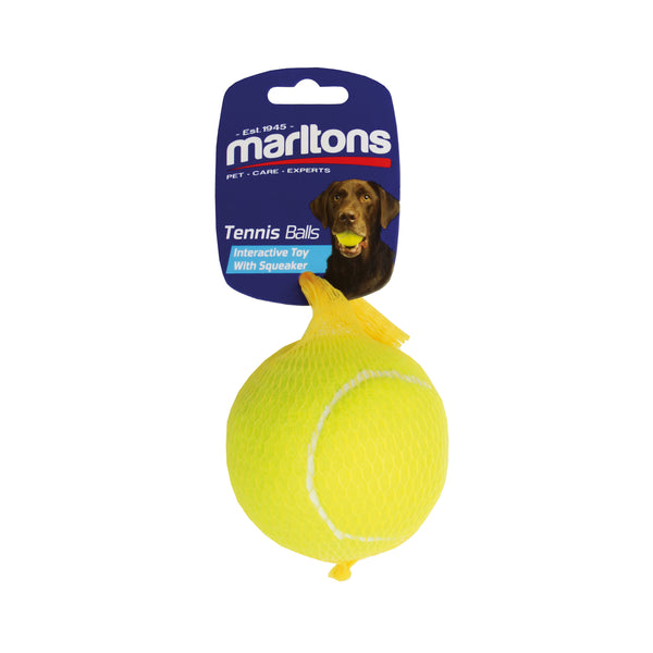 Marltons Tennis Ball Squeaky Large