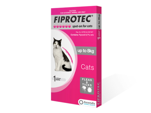 Fiprotec Spot-on for Cats (0 to 8kg)